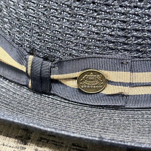 Stetson Nantucket Blue Straw Hat - Picture 3 of 11